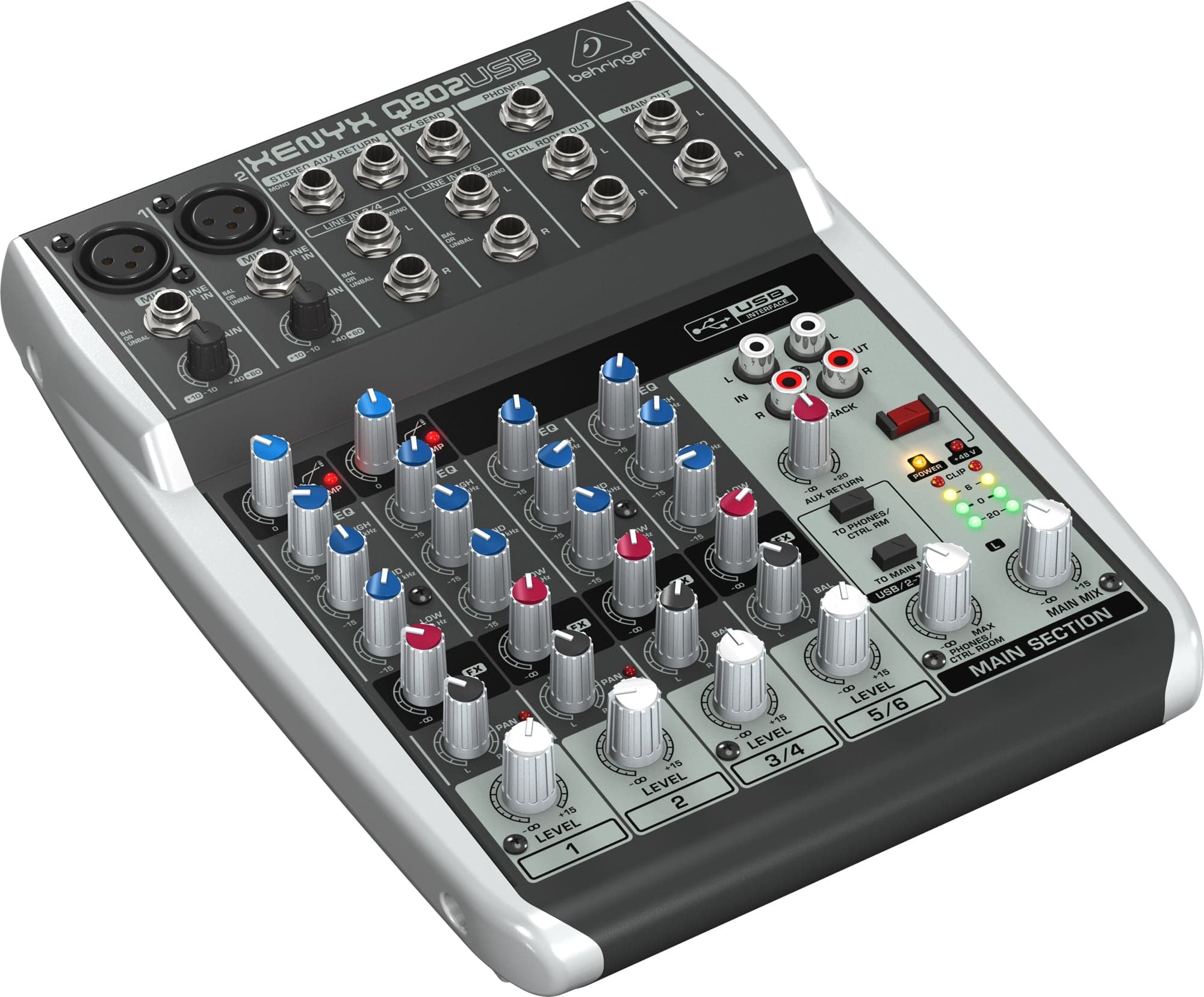 Behringer Xenyx Q802USB Mixer thumbnail 2