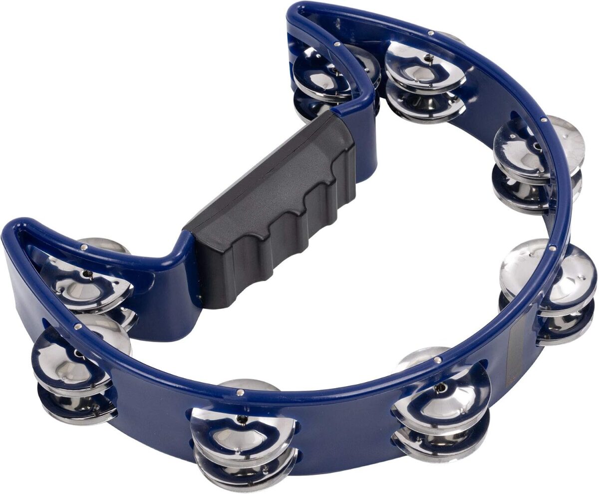DB Percussion DTB02 Half Moon Tambourine - Blue