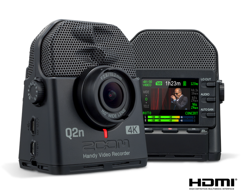 Zoom Q2n-4K The 4K Camera for Musicians