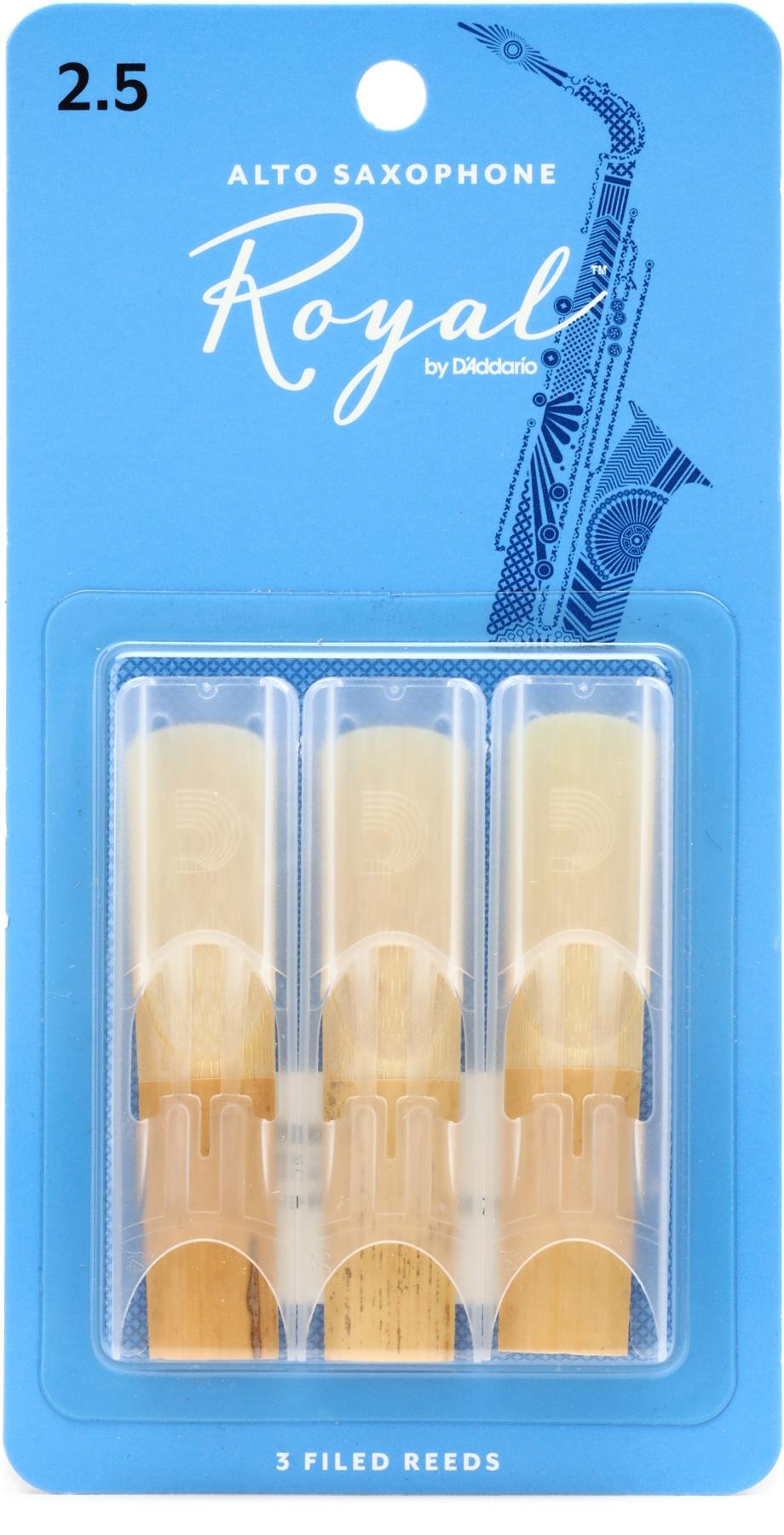 Royal By D'Addario Alto Sax 2.5 Reed - 3 Pack RJB0325