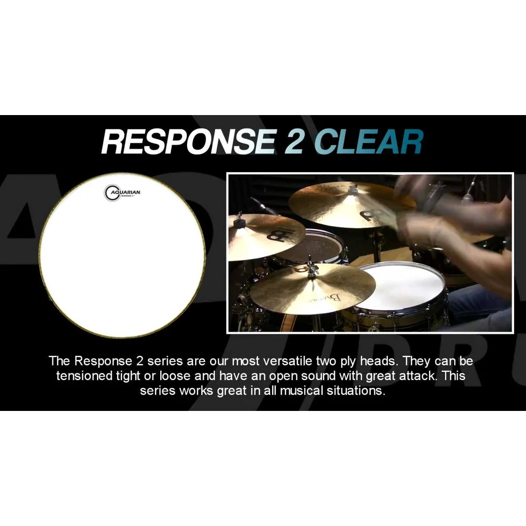 Aquarian 10  Response 2 2Ply Head