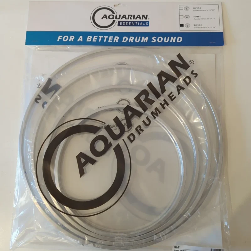 Aquarian 22  Super Kick 10 With Stkp2 Bass