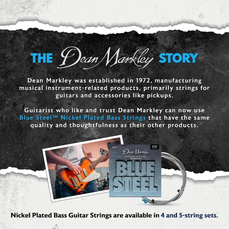 Dean Markley Blue Steel Bass  Set Lt