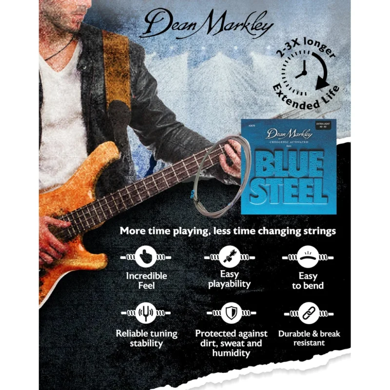 Dean Markley Blue Steel Bass X Light