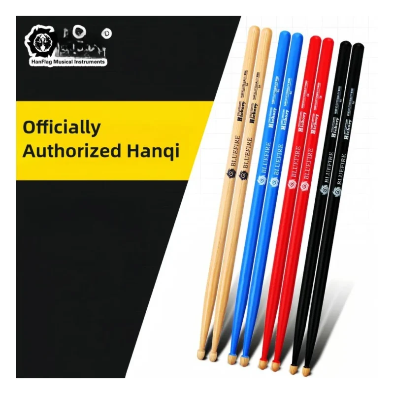 Hanflag 7A Blue Fire  White Hickory Wood