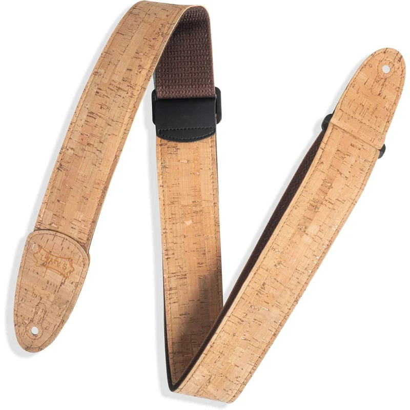 Levy 2  Cork Orleans Pattern On Black Strap