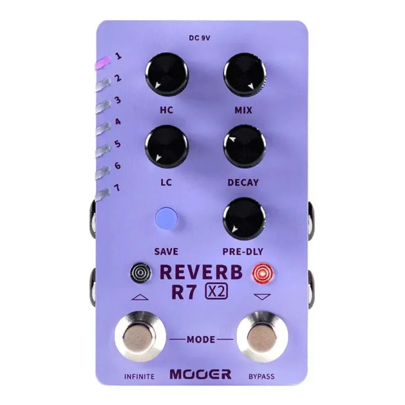 Mooer Reverb Pedal X2 Series