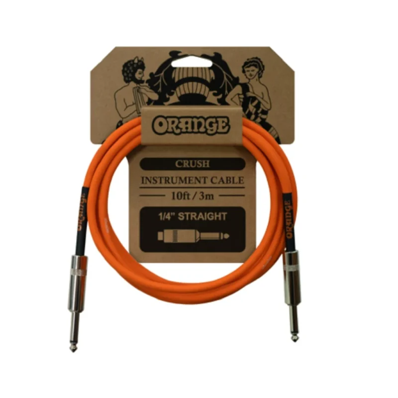 Orange Crush Cable 10Ft Straight Jack