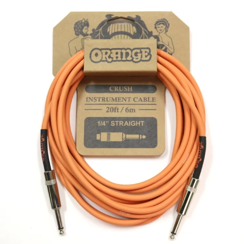 Orange Crush Instr Cable 20Ft Straight