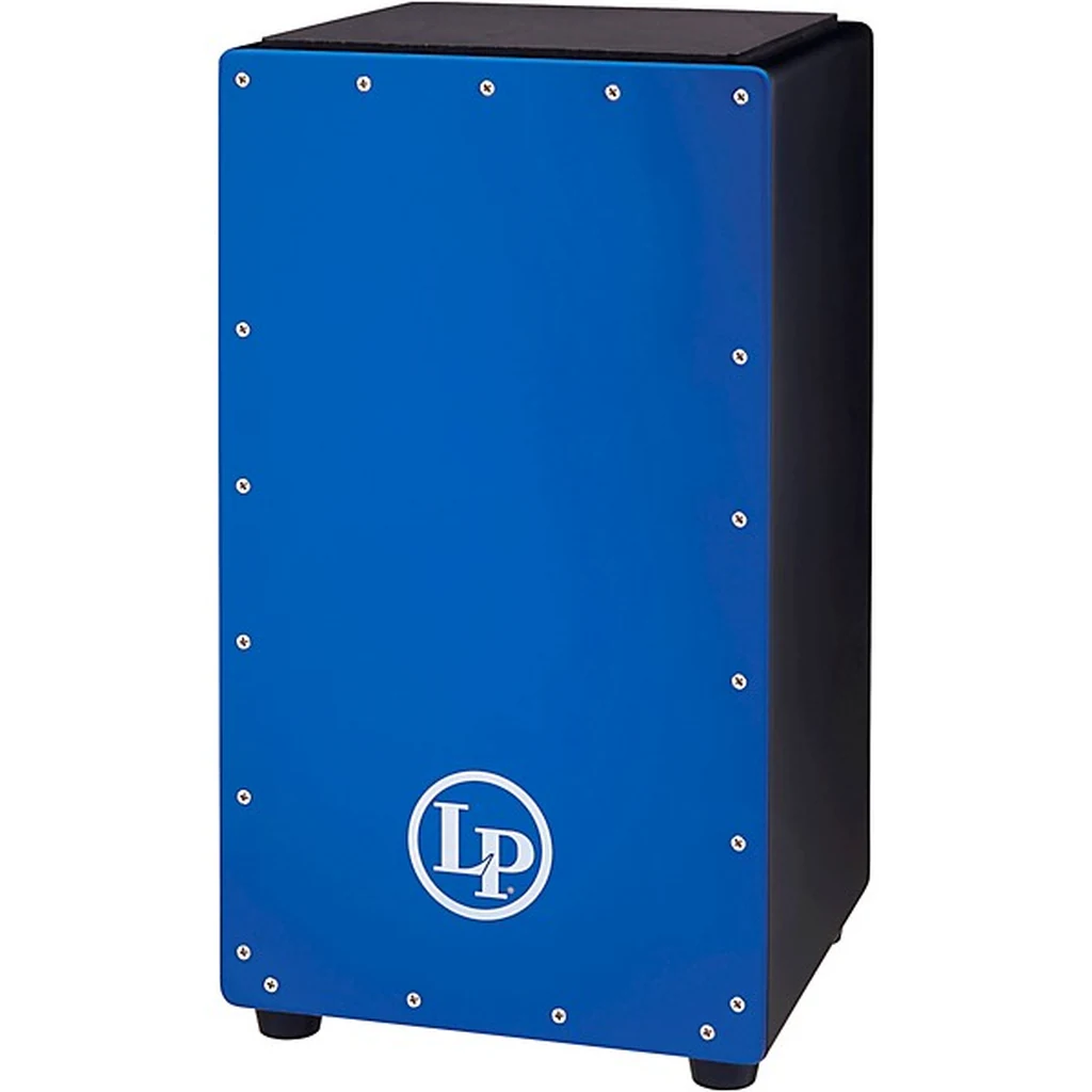 Lp Prism Cajon Blue Snare With Pad