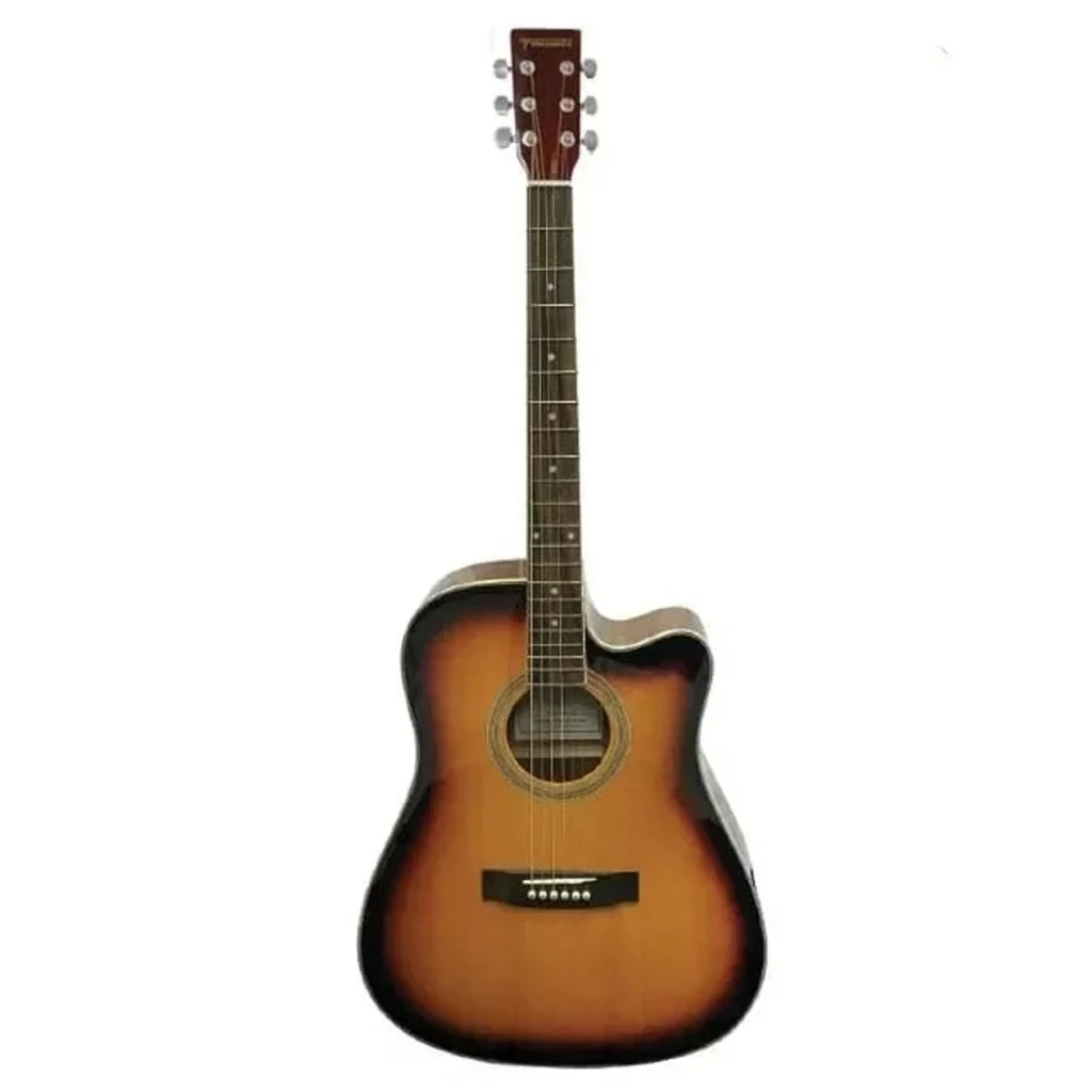 Crafter Acoustic Guitar Cg100 Cutaway + Pickup