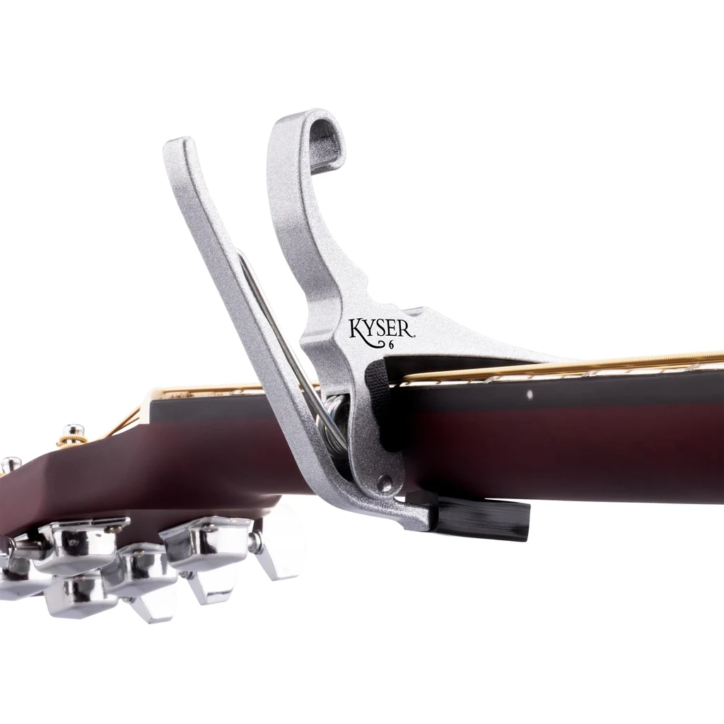 Kyser Guitar 6 String Capo Silver