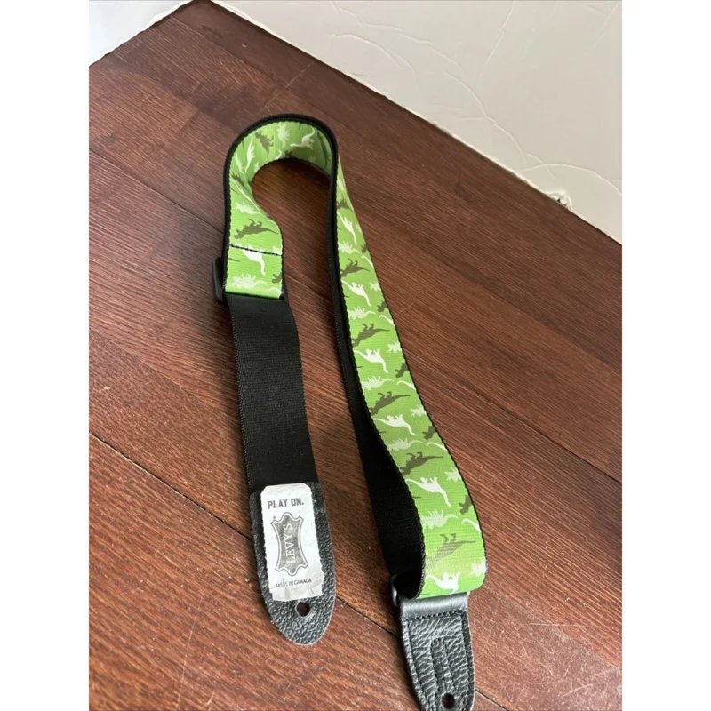 Levy 1.5  Kids Dinosaur Print Guitar Strap