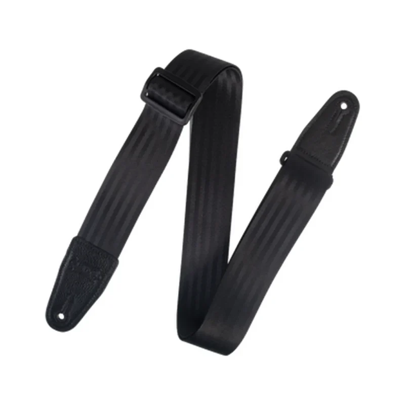 Levy 2  Black Seatbelt Guitar Strap