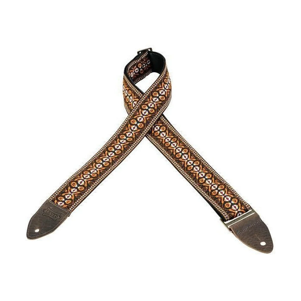 Levy 2  Jackguard Weave Guitar Strap Vint