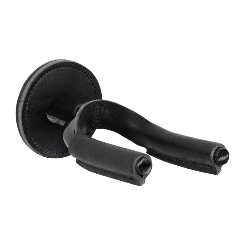 Levy Guitar Hanger Black Met Tan Leather