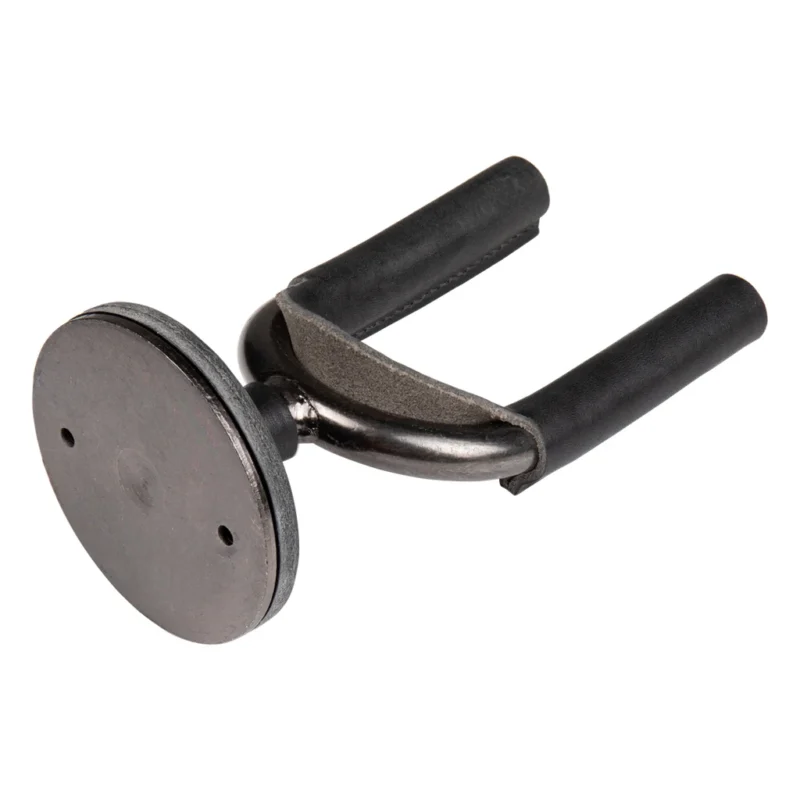 Levy Guitar Hanger Silver Met Tan Leather