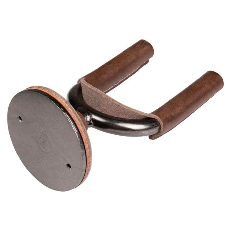 Levy Guitar Wall Hanger Leather Black
