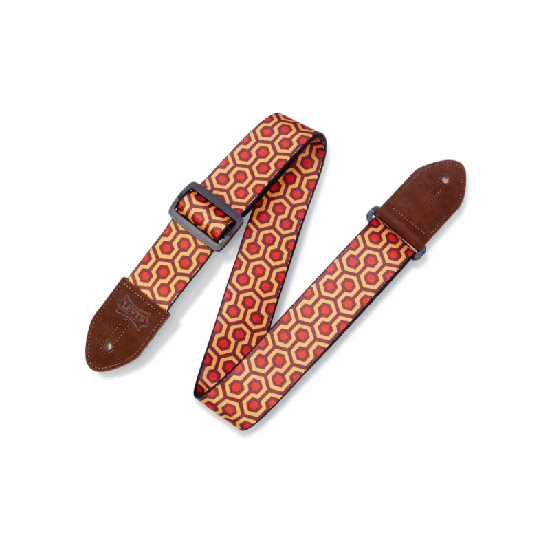 Levy'S 2  Poly Guitar Strap Print Design