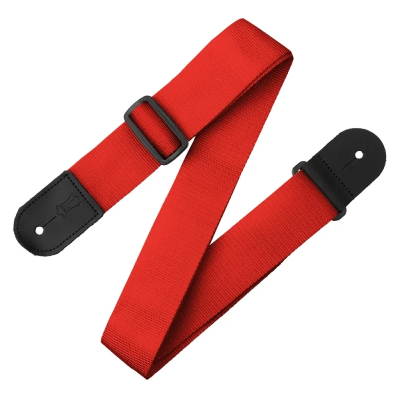 Levy'S 2  Poly Guitar Strap Red