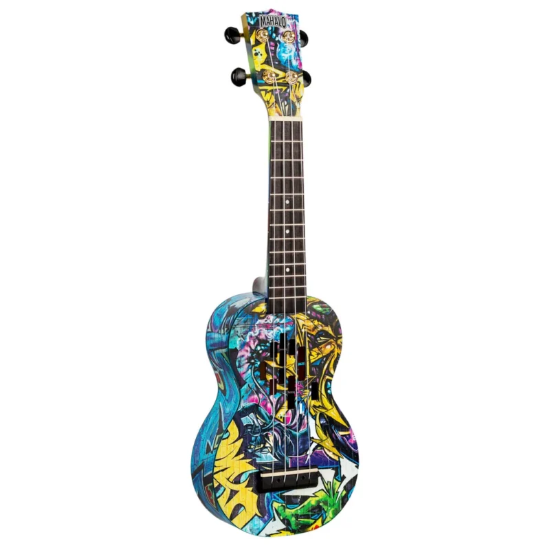 Mahalo Art Series Soprano Ukulele Grafitti