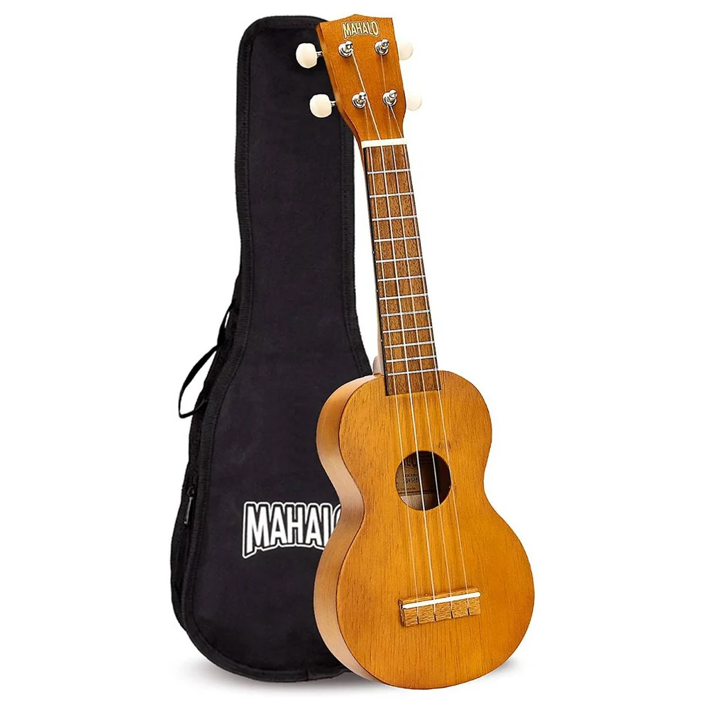 Mahalo Ten Solid Wood Uke Hist Brown