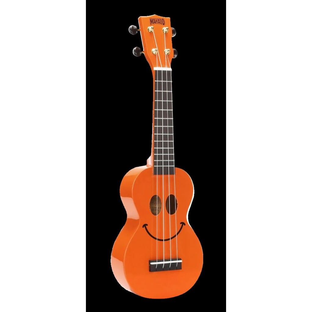 Mahalo U Smile Ukulele Orange