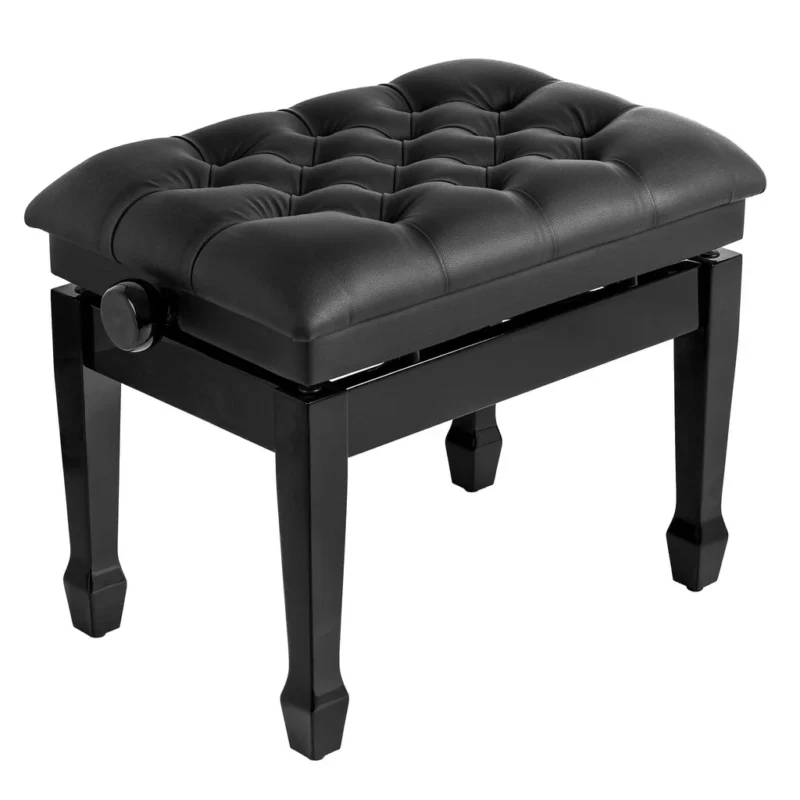 Sandner Piano Bench Adjustable Black