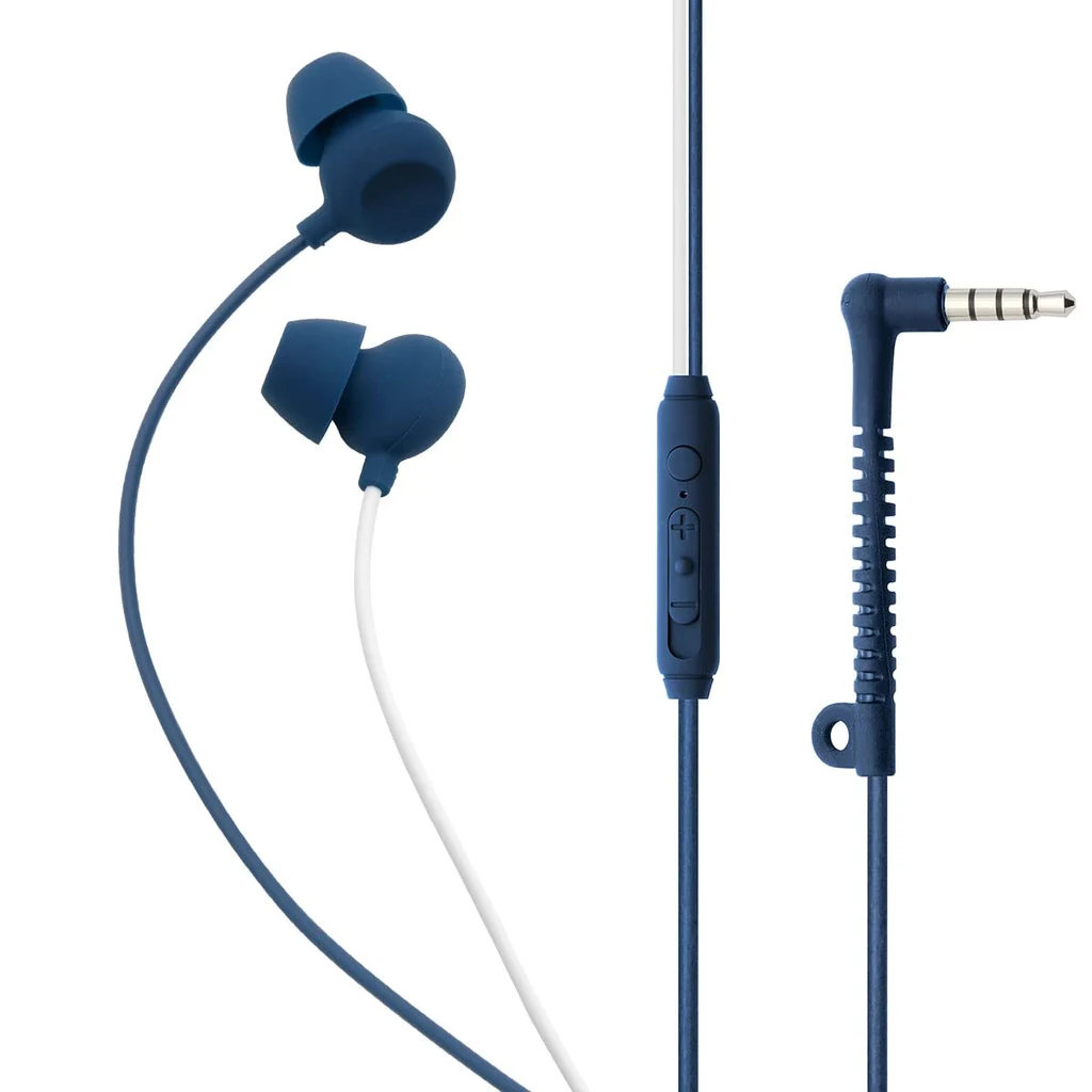 Adv Sound Silicone Unibody Earbuds Blue