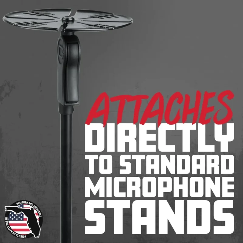 Frameworks Microphone Stand Cable Hanger Tray