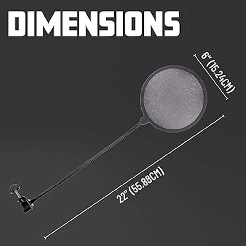 Gator Rok It Single Layer Microphone Pop Filter