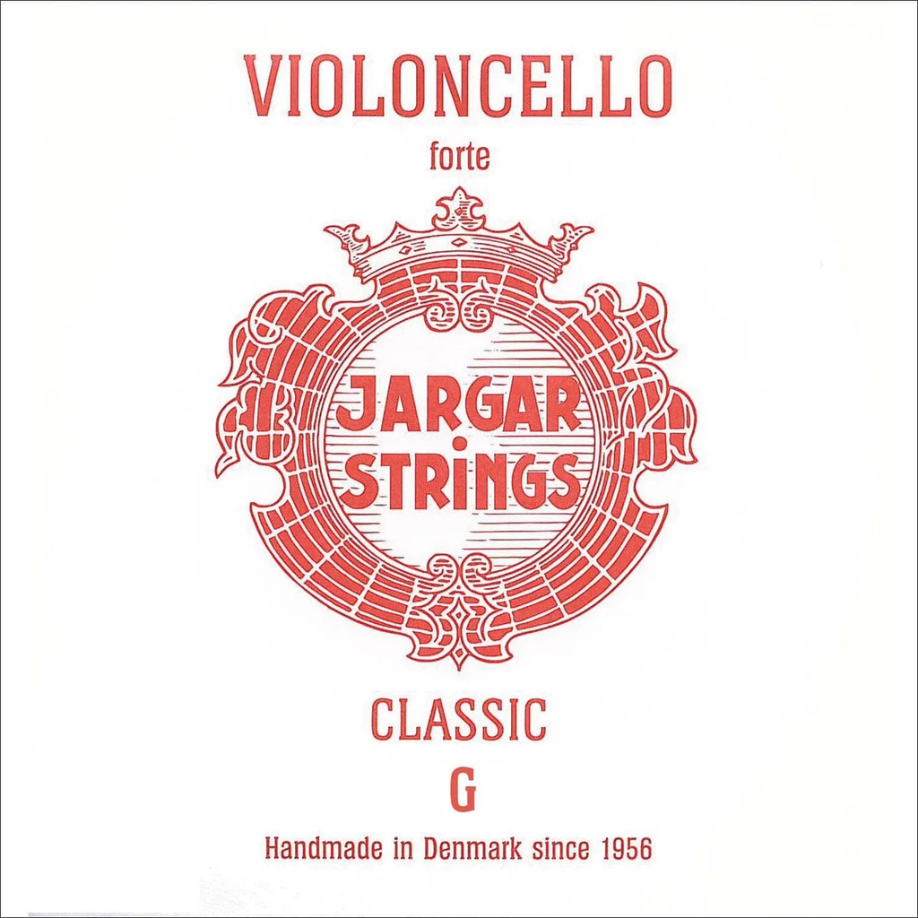 Jargar Cello G String Silver Red Forte