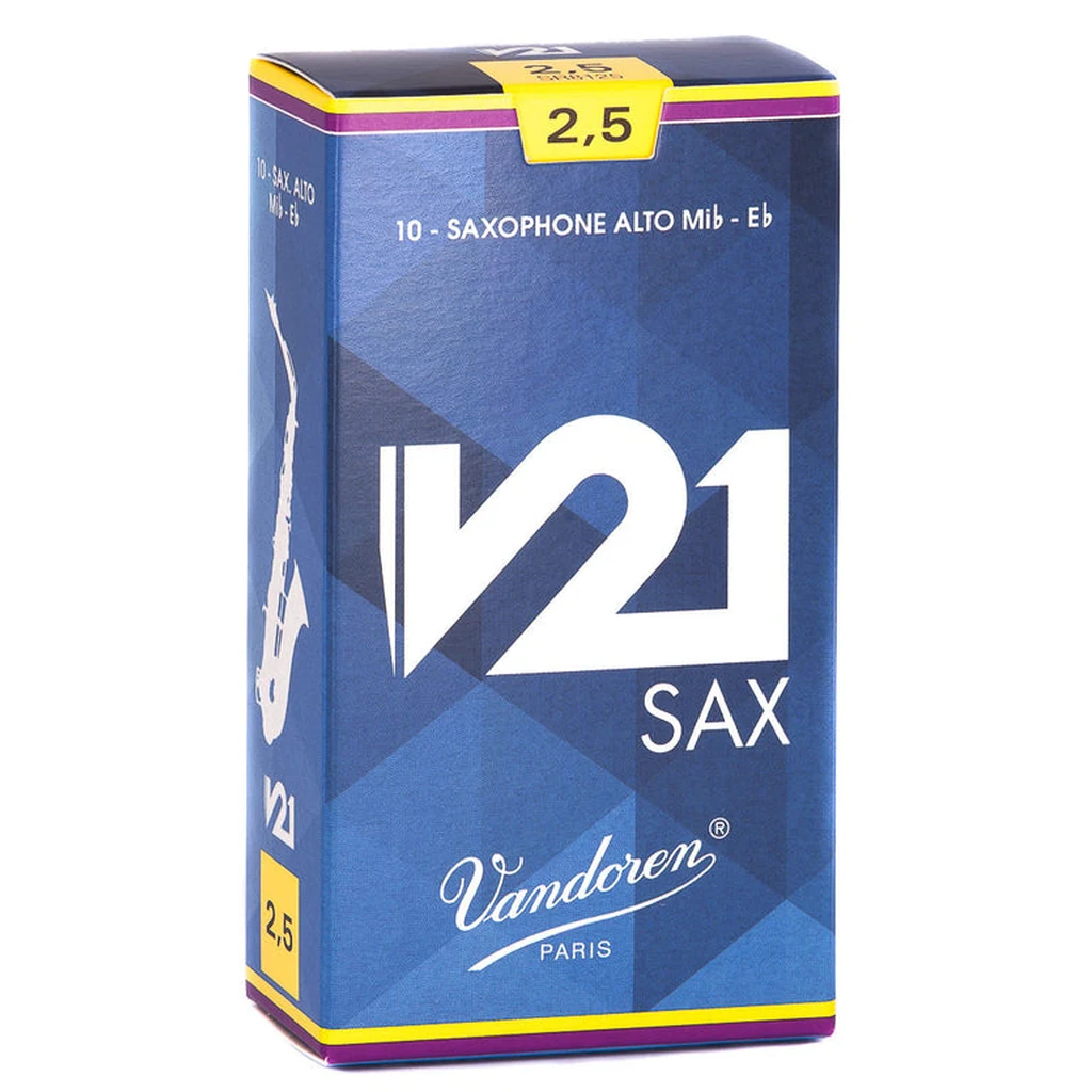 Vandoren Alto Sax V21 Reeds 2.5