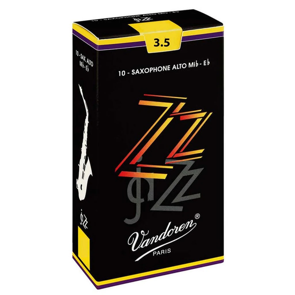 Vandoren Alto Sax Zz Jazz Reeds 3.5