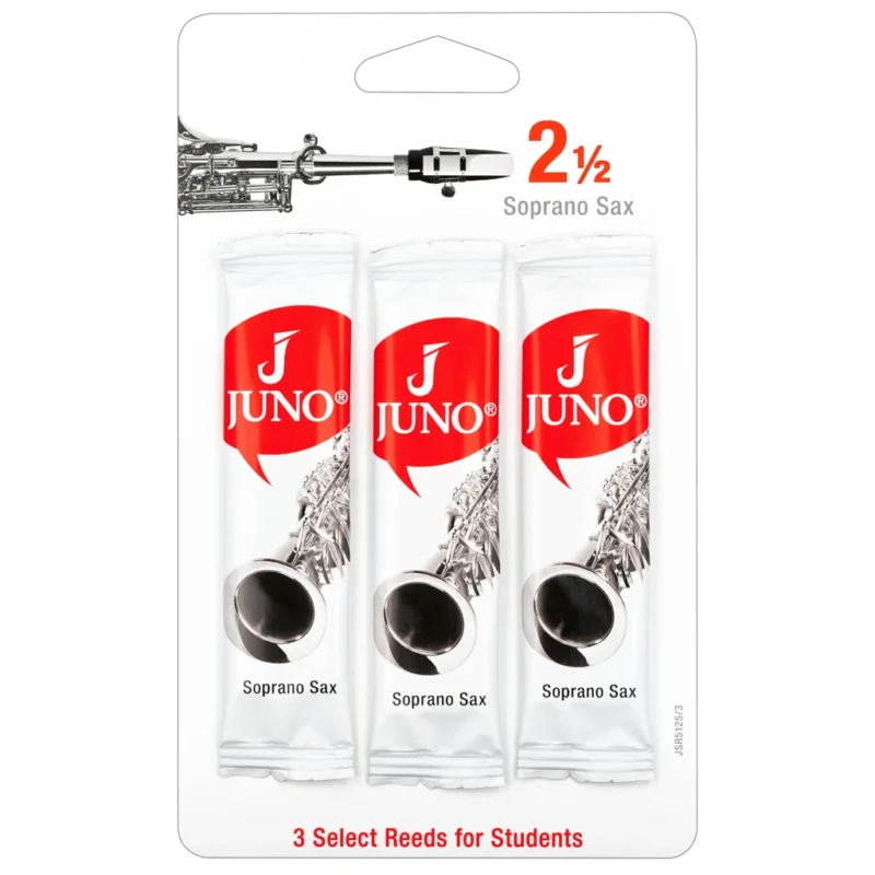 Vandoren Juno Soprano Reeds 2.5 3 Pack