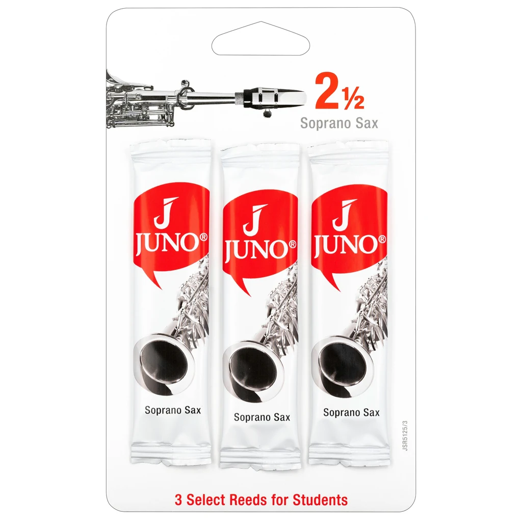 Vandoren Juno Soprano Reeds 2.5 3 Pack